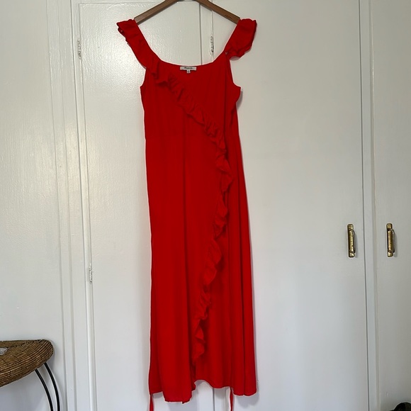 Madewell Ruffle Strap Dress - Picture 2 of 6